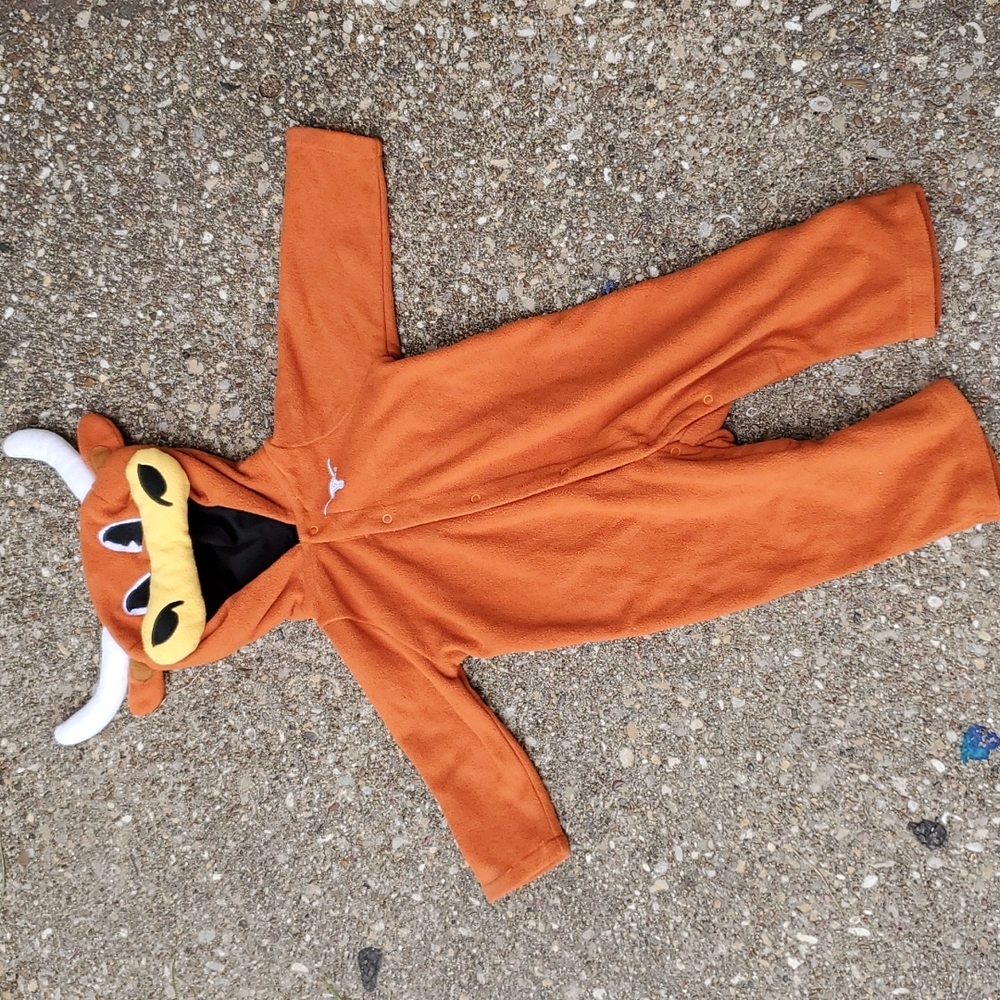 Mascot Wear by Infinity University of Texas Bevo Pajama Costume 9 months